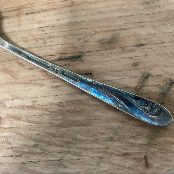 Vintage - Holmes & Edward’s Silver Plate Deepsilver - Large Serving Spoon - Rare - Picture 5 of 9